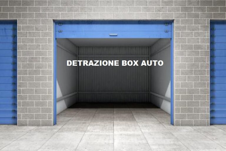 Detrazione box auto pagamenti in acconto