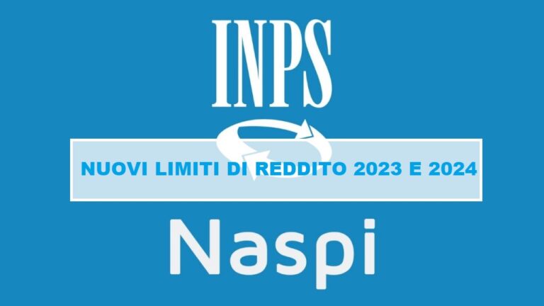 NASpI nuovi limiti di reddito